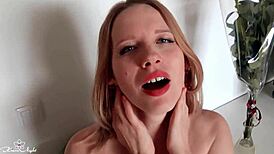 Can you see her fingering that wet pussy?