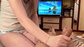 Stepsister TOOK my DICK and JUMPED on it