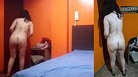 Me follo a la mama de mi amigo apenas la vi sola tuvimos sexo rapidin ella me tiene ganas le gustan los jovenes follamos hasta en el ba�o y se tomo la corrida 😏