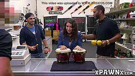 Pawnee Babe Kitty Catherine FUCKED Hard in the Back Office