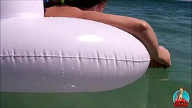 ever tried erotic play on a public beach? my husband, my unicorn, and i got so naughty together.