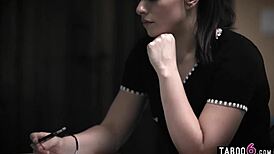 Cheerleader Negotiates Grade With Teacher And Stepson