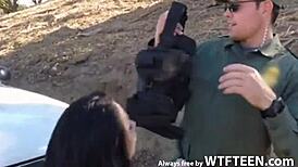 Fuck her outside the car!