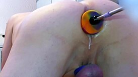 Mike and Lisa Play with Anal Dildos and Toys