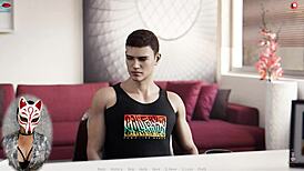 Ms Denvers Ep 23 Shows Teacher's See-Through Upskirt In Skirt And Pantyhose.