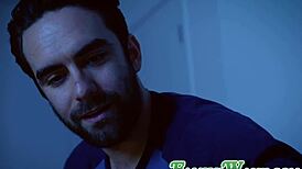 teen stepsister britney amber gets fucked with her huge natural tits bouncing