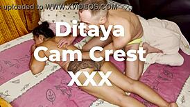 Ditaya, the Mature Asian Bodybuilder, Receives Sexy Massage from Cam Crest Featuring Big Cock Fetish