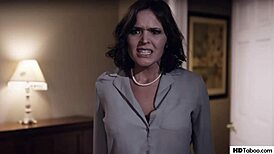 Cheating husband caught by sexy MILF wife Chloe Temple and Krissy Lynn! Unbelievable!