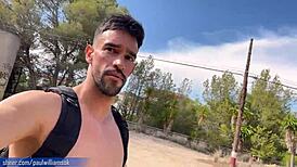 crazy hot male walks naked in abandoned house 😍