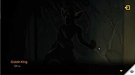 משחק הנטאי: מלך הגובלינים תופס כלבה לעיסוי כוס אינטנסיבי