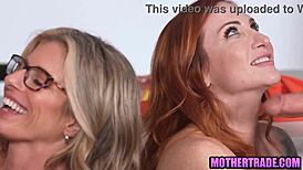 Stepmoms Guide Stepsons Through Intimate Sexual Lessons