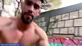 crazy hot male walks naked in abandoned house 😍