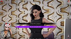 Ms Denvers Ep 23 Shows Teacher's See-Through Upskirt In Skirt And Pantyhose.