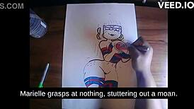 Audiobook Storage Closet Adventure In Cartoon Style