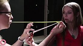 Ella Darling Licks Big Tits in Lesbian Cunilingus