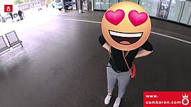 Oh wow, tattooed Harleen van Hynten getting dicked down hard by that pickup artist!