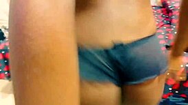 A twerking Christmas gift featuring a huge African dick in massage and oral scene