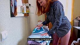 i got fucked hard with a creampie for messing up his shirt