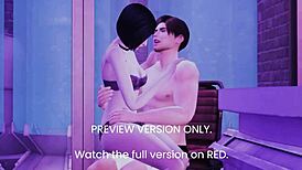 resident evil 3d hentai preview with monster licking pussy and intense cunilingus action