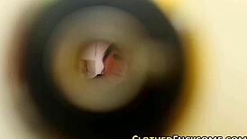 Glam European Babe Gets Sticky Cum Shower