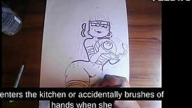 Audiobook Storage Closet Adventure In Cartoon Style