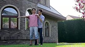 just two skinny teens banging in a raw gay porn scene