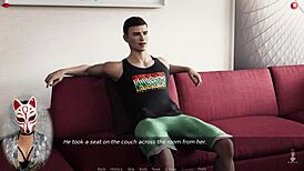 Ms Denvers Ep 23 Shows Teacher's See-Through Upskirt In Skirt And Pantyhose.