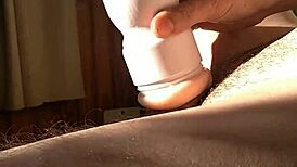 Solo fleshlight session with cum and milk 😏