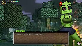 giving our girl a golden bikini in parody game