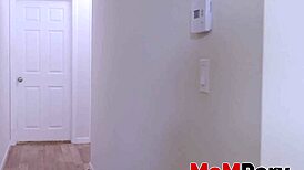 Stepmom Caught on Camera Playing with Her Shaved Pussy