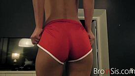 Step brother convinces young girl in fantasy