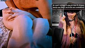 dee z grace reveals britney's rapping big tits voice in italian!