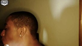 west philly gay bitch sucking cock in gritty blowjob scene