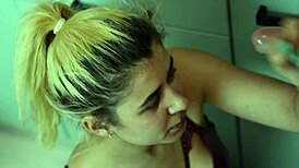 Blonde Teen Gives Homemade Blowjob In Kitchen