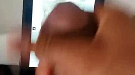 Hot Cum Tribute To Bigcockgirl123's Monster Cock