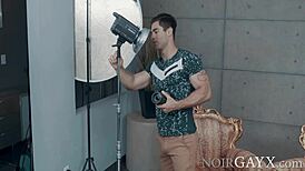 Hot Gay Photoshoot Featuring Deangelo Jackson And Lucas Leon