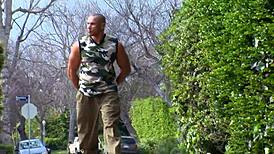 Does the black hunk fuck the blonde twink hard?