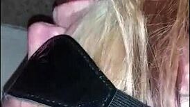 redhead gets rough anal bondage with monster cock