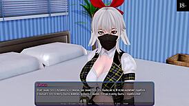 Harem Hotel gameplay with titty fuck and big cock action pt 12