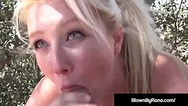 samantha rone takes that cock deep in her throat