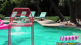 Muscular Gay Jocks Celebrate Fourth Of July With Interracial Gathering.