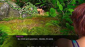 dusklight manor - audrey and john watch couple banging, audrey jerks john off 😏