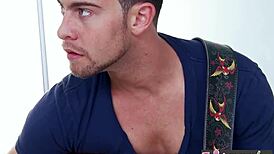 Seth Gamble And Alexis Adams Engage In Deep Penetration With Blowjob, Handjob, And Cumshot Scenes.