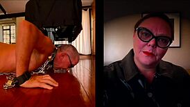 Dominatrix Mistress April Tortures Bound Man in Grossenhain Prison Interrogation