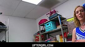 Hey, that curly blonde thief Celestina Blooms got busted and fucked hard for her felony, then paid with cash,