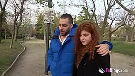 Brad's Girlfriend Craves Public Blowjobs and Proves It Outdoors