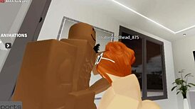 Robloxian Redhead Slutty Snowbunny Taking Care Of Her Daddy Part 1