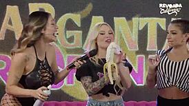 Hot chicks test deep throats