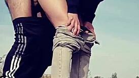 I bent her over for a blowjob and doggystyle on the road