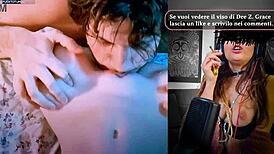 dee z grace reveals britney's rapping big tits voice in italian!